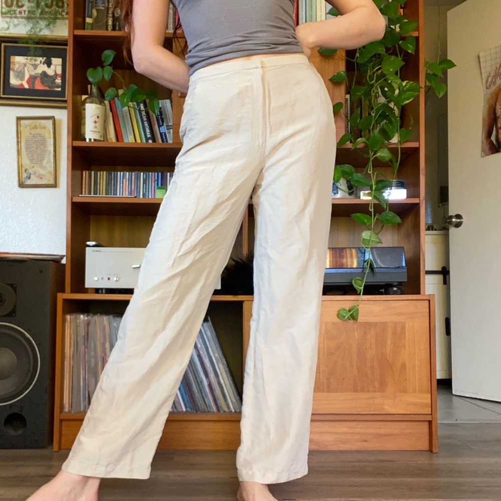 Silk Eileen Fisher trousers
